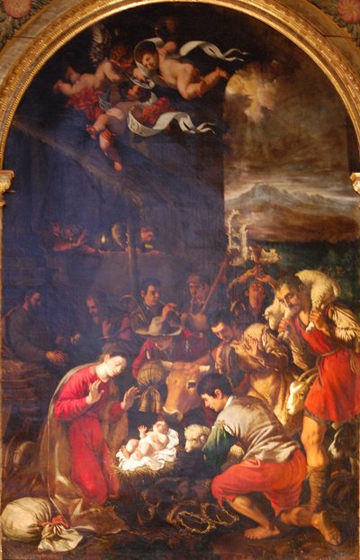 Adoracion de los pastores tekijältä Angelo Nardi